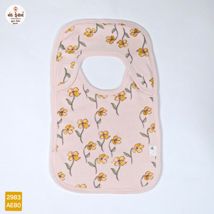 Boys & Girls Causal Bibs With Flower Pattern