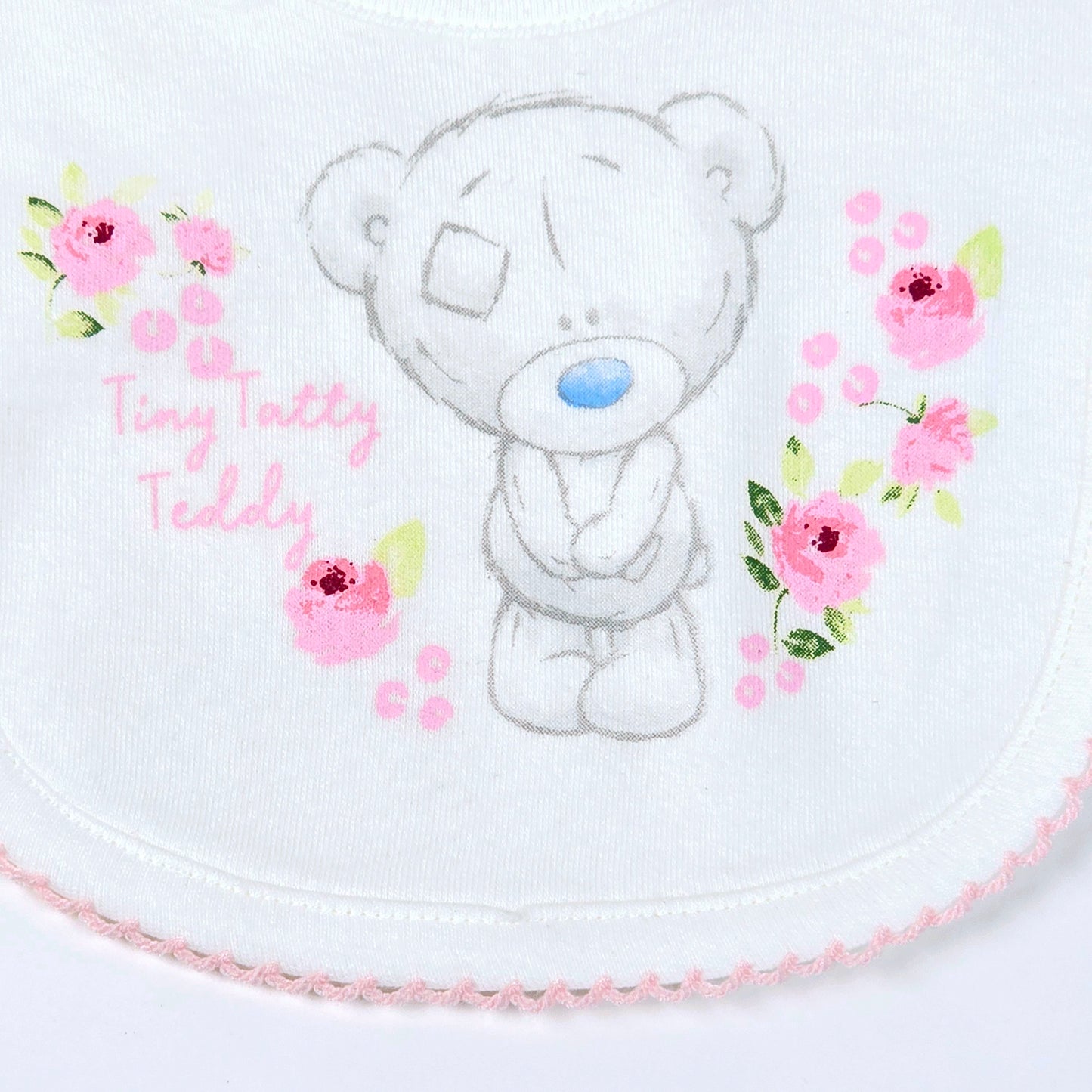 Boys & Girls Causal Bibs With Teddy Pattern