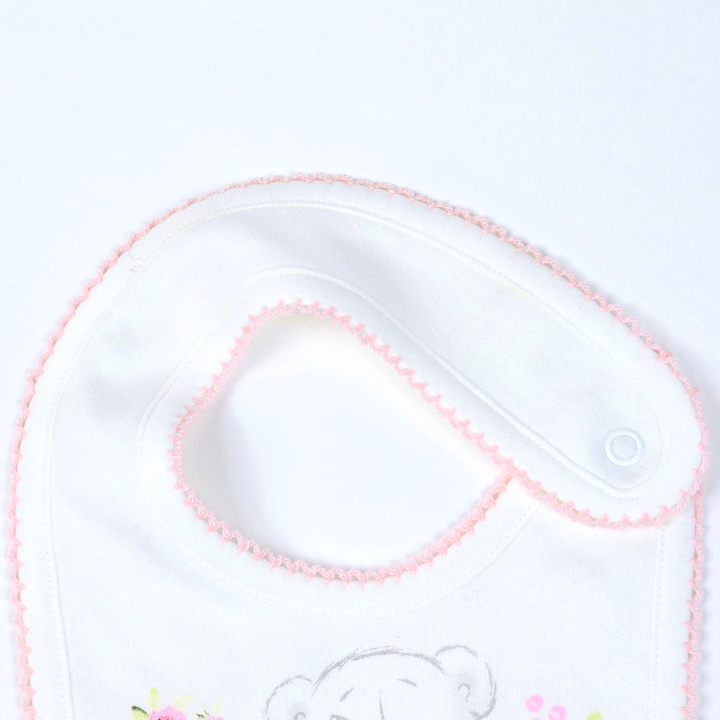 Boys & Girls Causal Bibs With Teddy Pattern