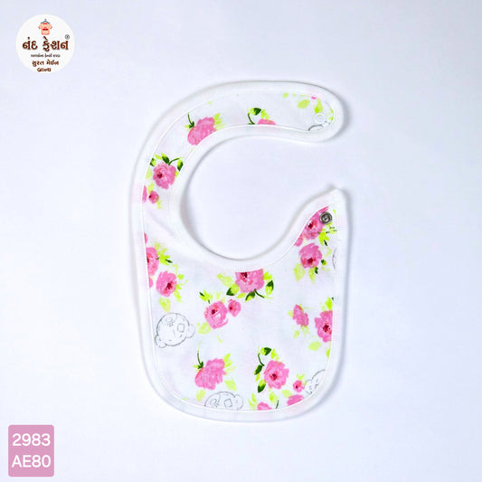 Boys & Girls Causal Bibs With Flower Pattern