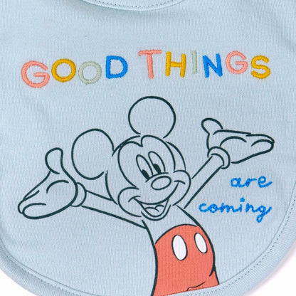 Boys & Girls Causal Bibs With Micky Mouse Pattern