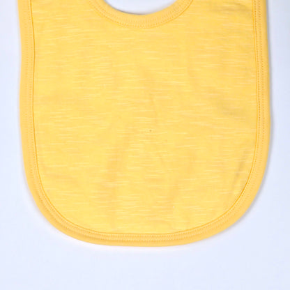 Yellow round shape Boys & Girls Causal Bibs