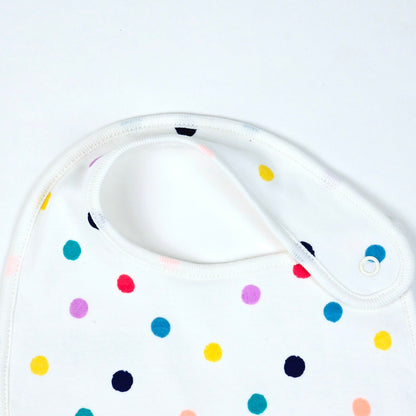 Boys & Girls Causal Bibs With Dots Pattern