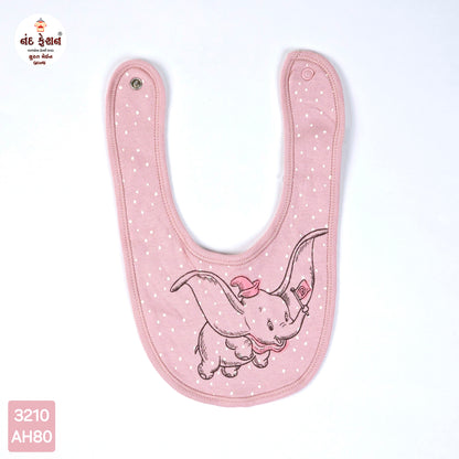 Boys & Girls Causal Bibs With Elephant Design