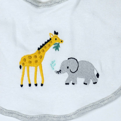 Boys & Girls Causal Bibs With Animal Pattern