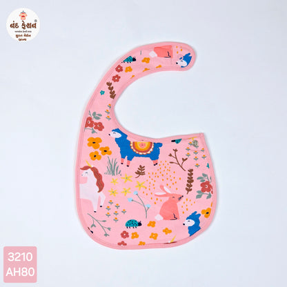 Boys & Girls Causal Bibs With Unique Animals Pattern