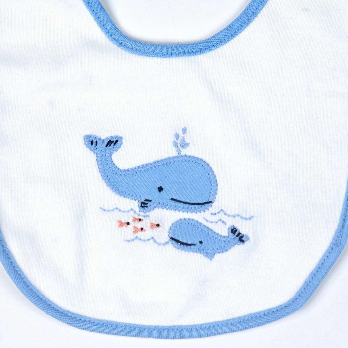 Boys & Girls Causal Bibs With Whale Pattern