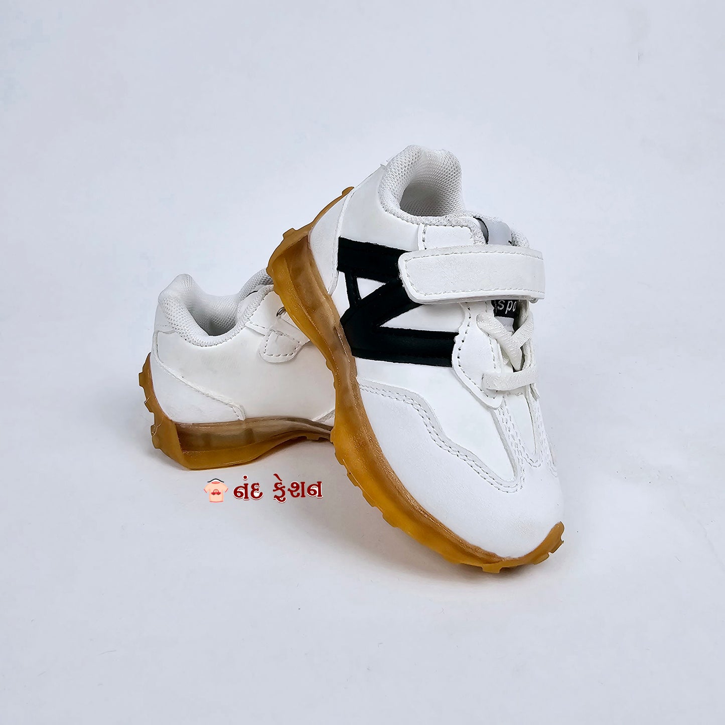 IMPORTED Lighting Shoes For Boys With Velcro Strap & Soft Sole