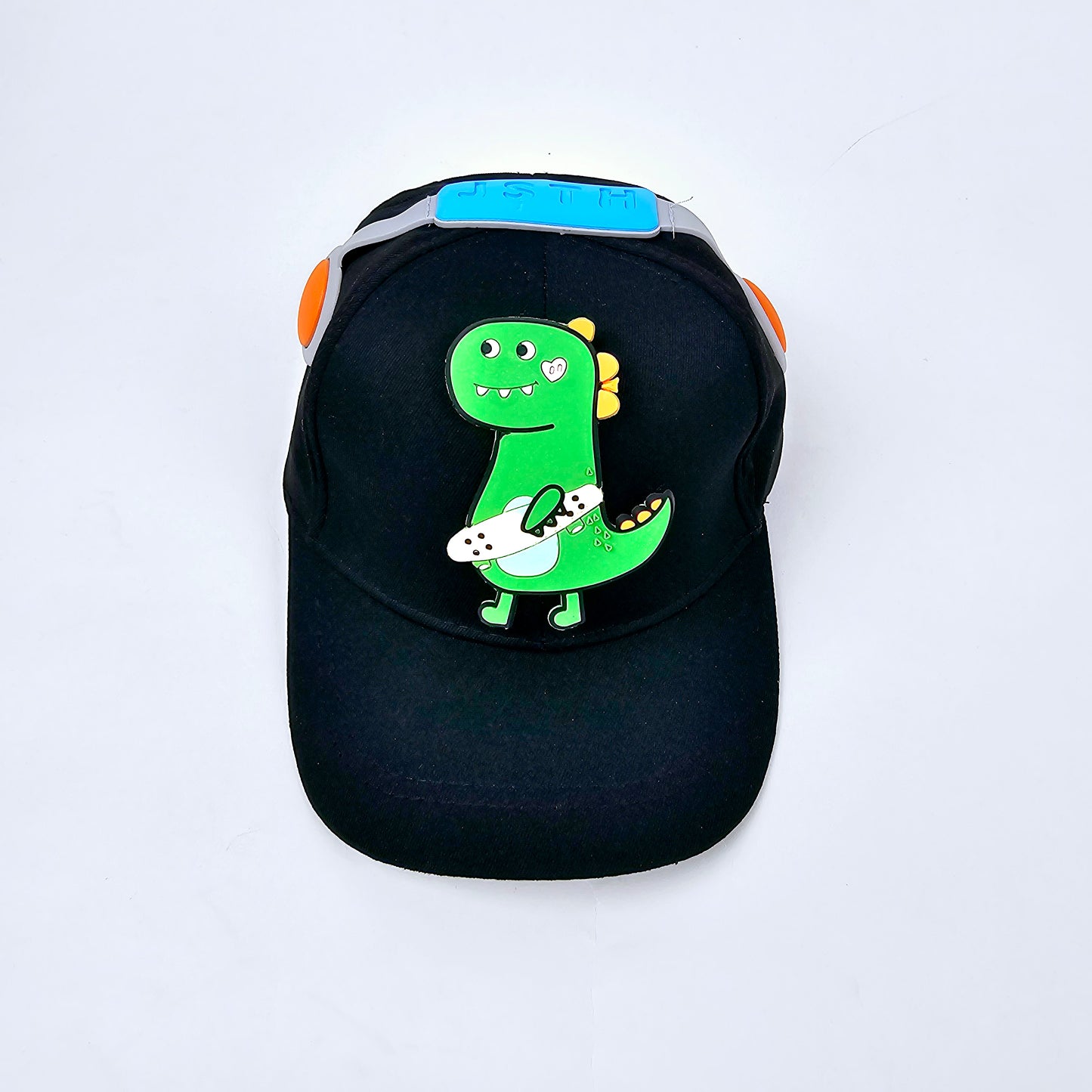 IMPORTED Cap With Soft Fabrics 3D dinosaur & headphone for kids baby Girl/Boy 3-12 years