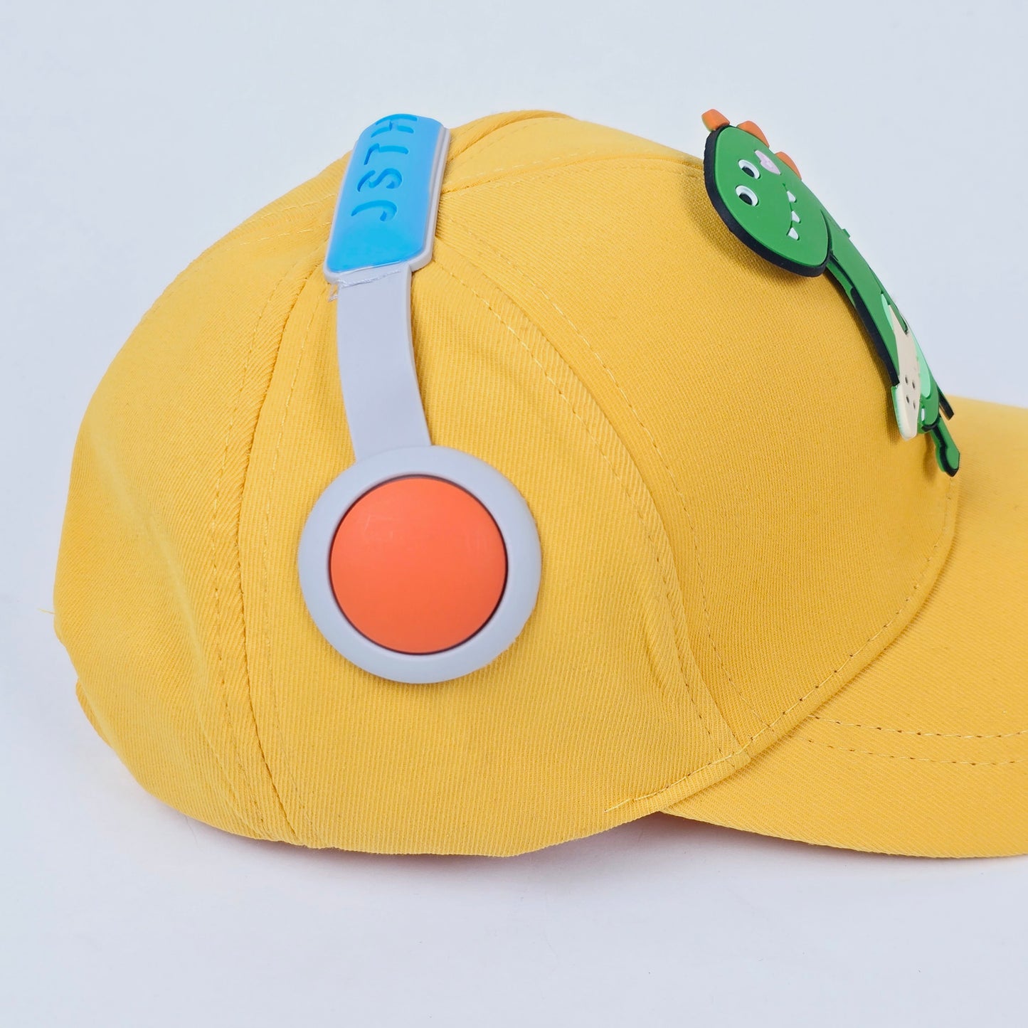 IMPORTED Cap With Soft Fabrics 3D dinosaur & headphone for kids baby Girl/Boy 3-12 years