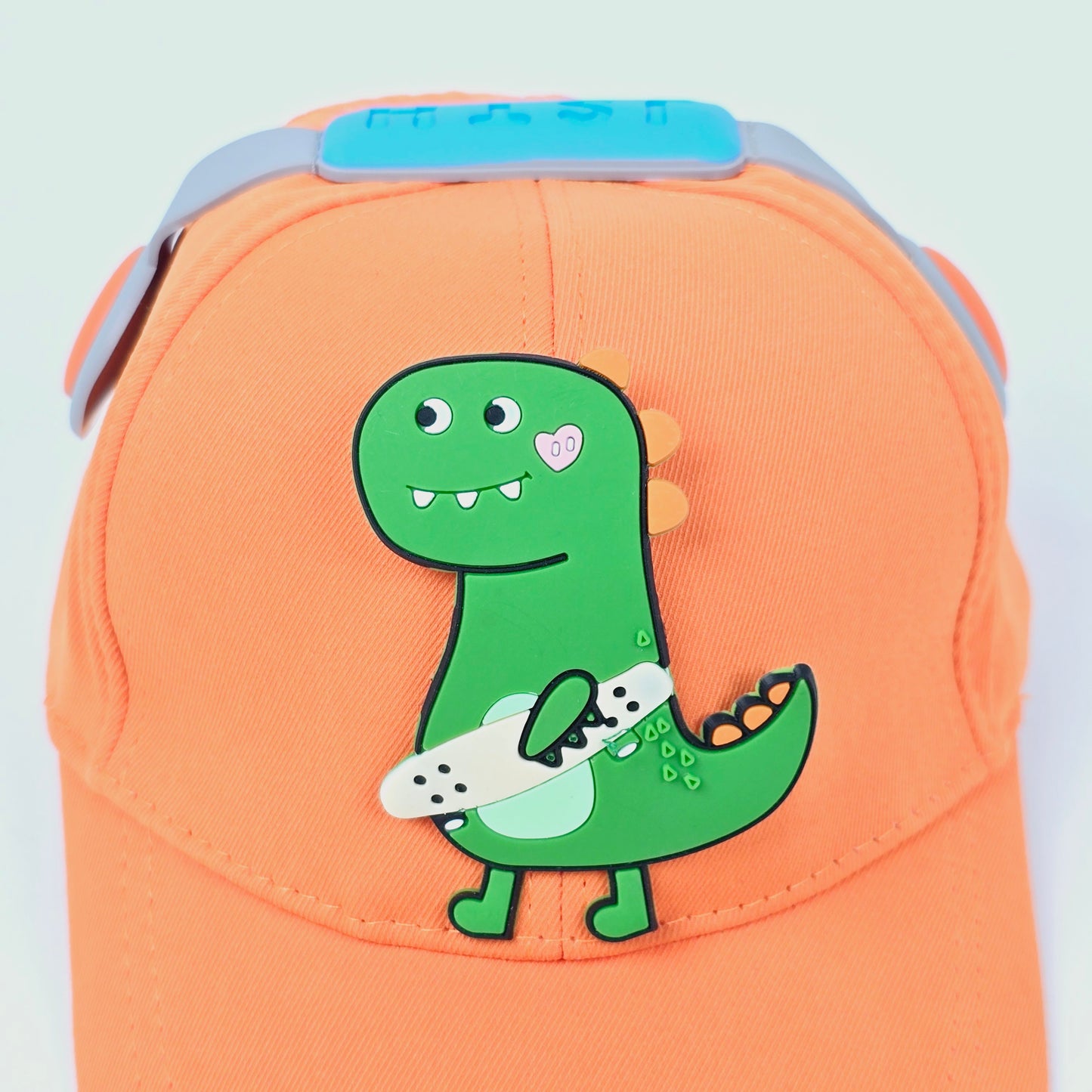 IMPORTED Cap With Soft Fabrics 3D dinosaur & headphone for kids baby Girl/Boy 3-12 years