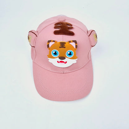 IMPORTED Cap With Soft Fabrics 3D tiger  for kids baby Girl/Boy 3-12 years