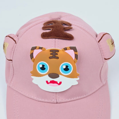 IMPORTED Cap With Soft Fabrics 3D tiger  for kids baby Girl/Boy 3-12 years