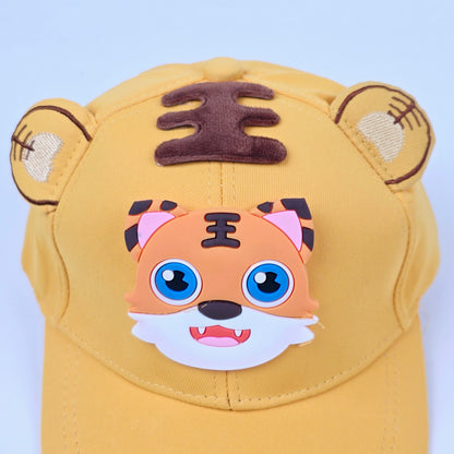 IMPORTED Cap With Soft Fabrics 3D tiger  for kids baby Girl/Boy 3-12 years