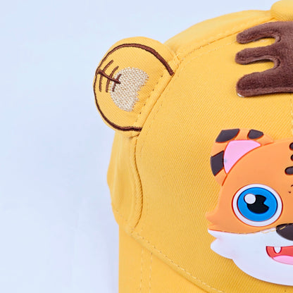 IMPORTED Cap With Soft Fabrics 3D tiger  for kids baby Girl/Boy 3-12 years