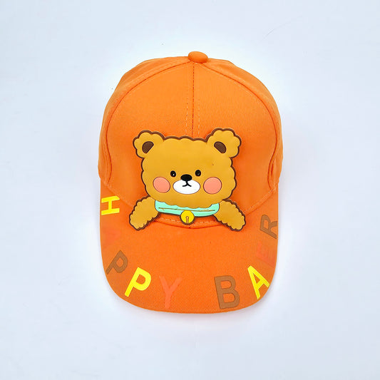 IMPORTED Cap With Soft Fabrics 3D bear for kids baby Girl/Boy 3-12 years