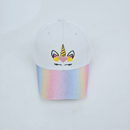 IMPORTED Cap With Soft Fabrics Unicorn design baby  Girl/Boy 3-12 years