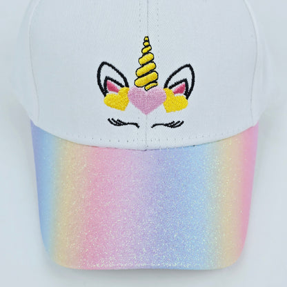 IMPORTED Cap With Soft Fabrics Unicorn design baby  Girl/Boy 3-12 years