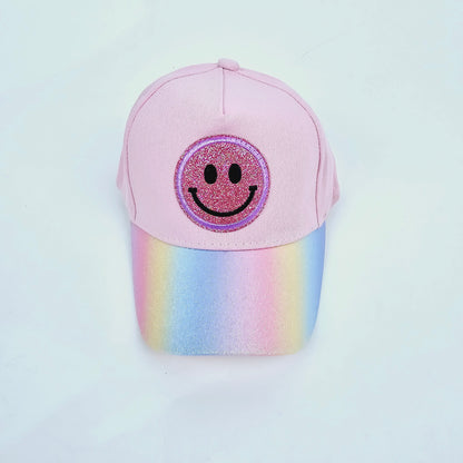 Soft Fabric Cap With Smile design for kids