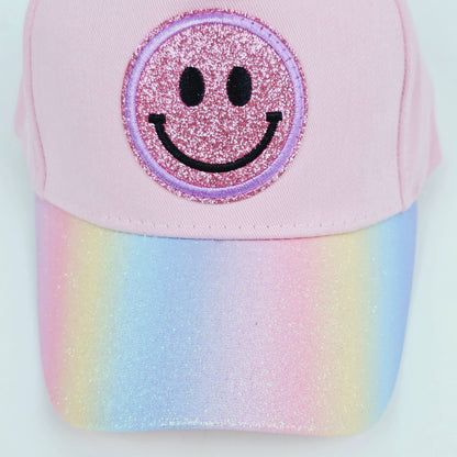 Soft Fabric Cap With Smile design for kids