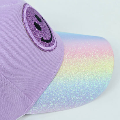 Soft Fabric Cap With Smile design for kids