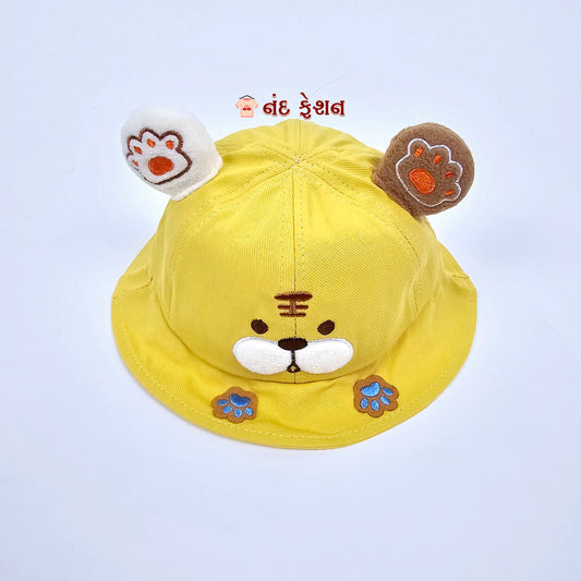 IMPORTED Cap With Soft Fabrics Rounded hat for kids baby Girl/Boy 3-12 years