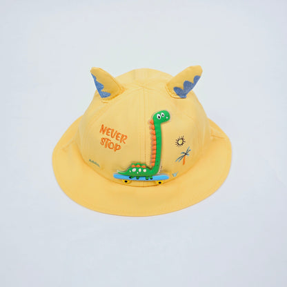 IMPORTED Cap With Soft Fabrics with Ear with Dinosaur Pattern for kids baby Girl/Boy