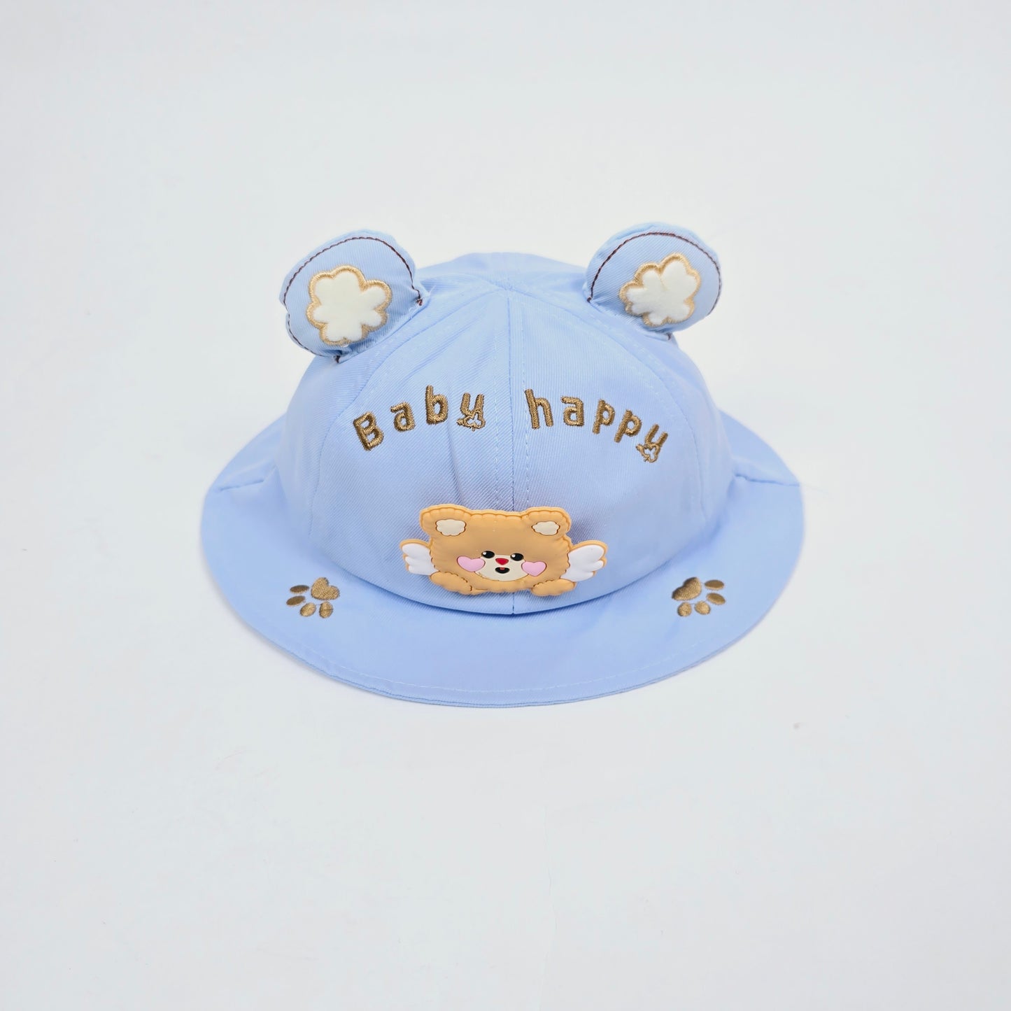 IMPORTED Soft cap VRITRAZ Printed 3D bear ,Breathable Kids Bucket Hat for Boys & Girls 3-12 years