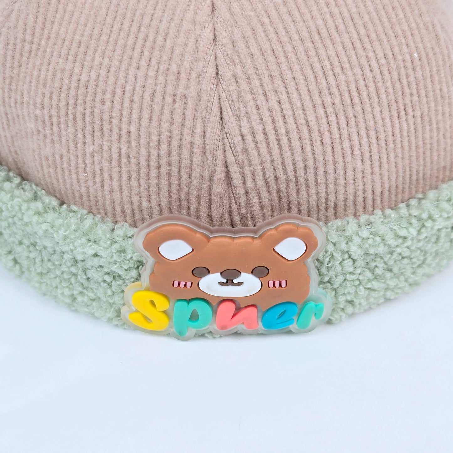 IMPORTED Cap With Soft Fabrics 3D Bear with Ears for kids baby Girl/Boy 3-12 years