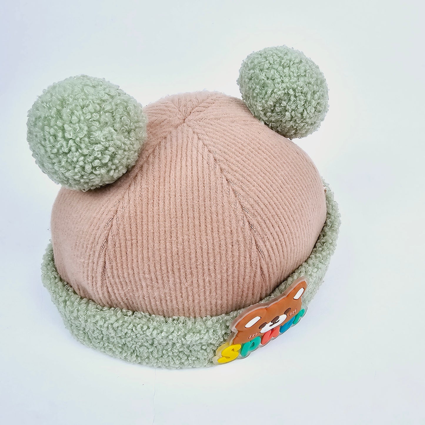 IMPORTED Cap With Soft Fabrics 3D Bear with Ears for kids baby Girl/Boy 3-12 years