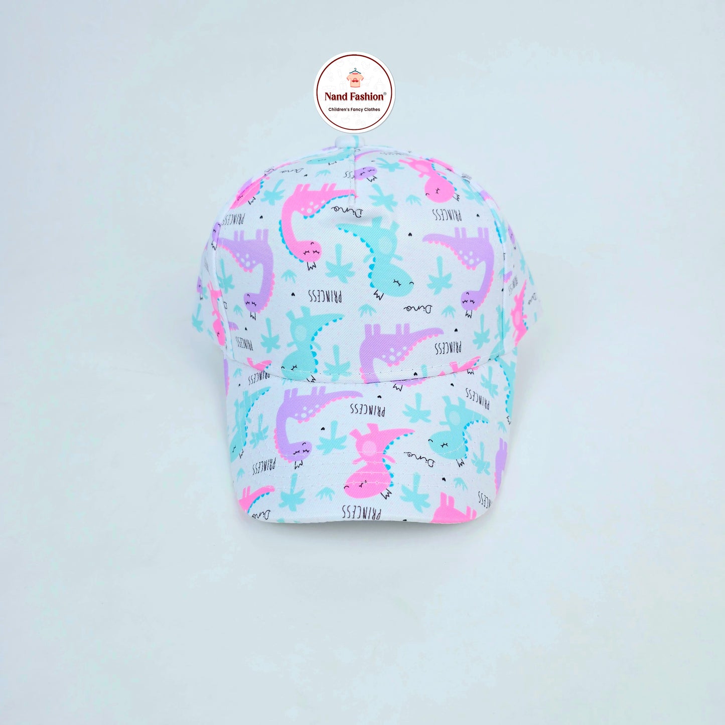 IMPORTED Cap With Soft Fabrics white & pink with unicorn,donates design for kids