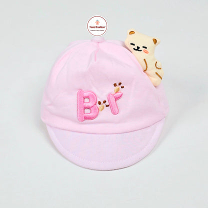 IMPORTED Cap With 3D Cat  For  3 To 12 Month Kids