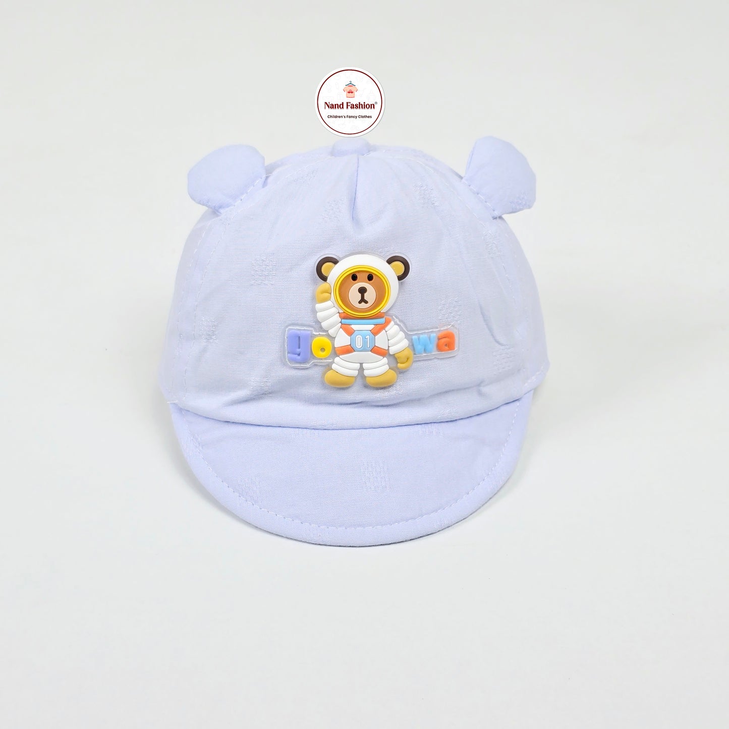 IMPORTED Kids Cap With Soft Fabric & 3D Bear  With Cotton Ears