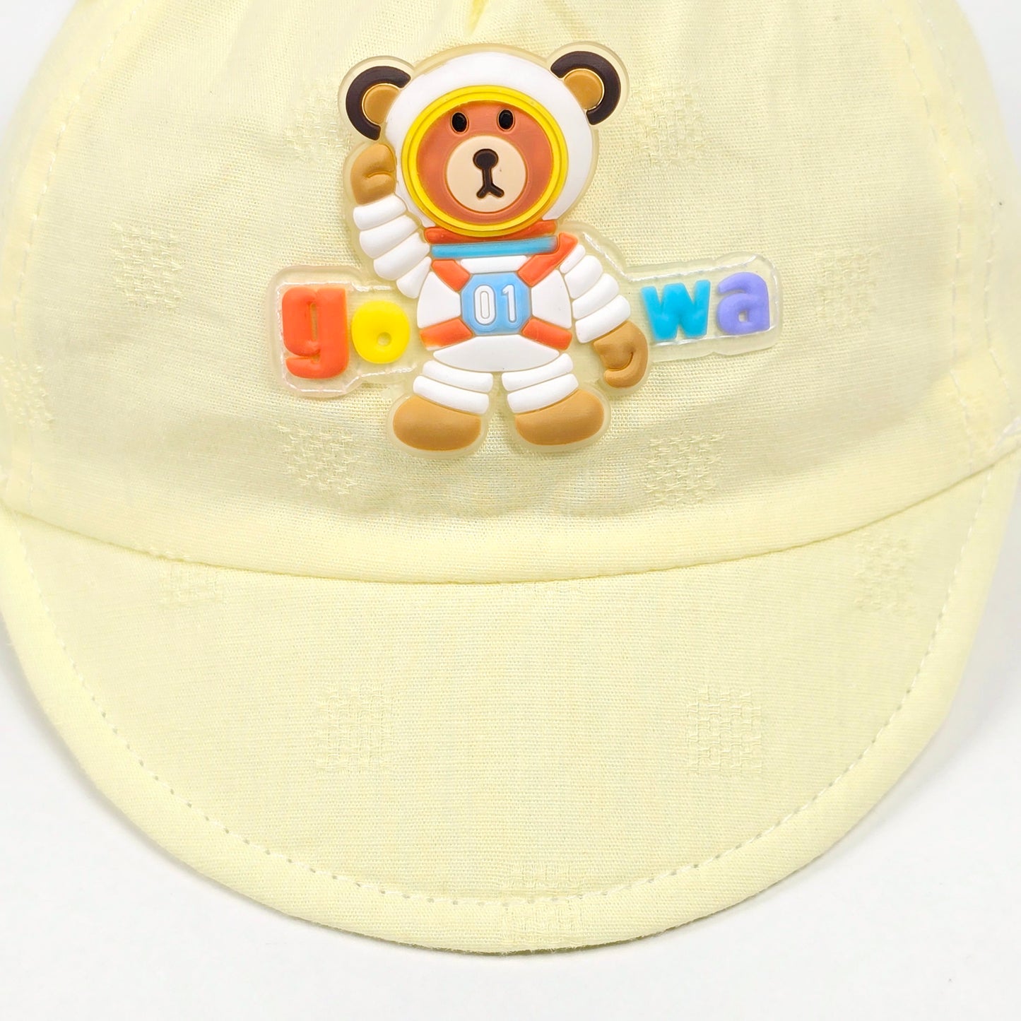 IMPORTED Kids Cap With Soft Fabric & 3D Bear  With Cotton Ears