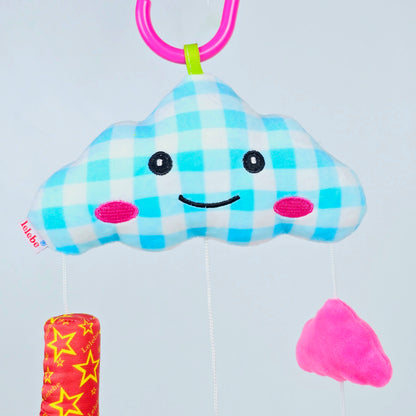 Bed Toys With Cloud , Stars , Hearts In Hanging Style