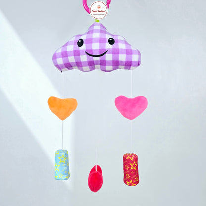 Bed Toys With Cloud , Stars , Hearts In Hanging Style