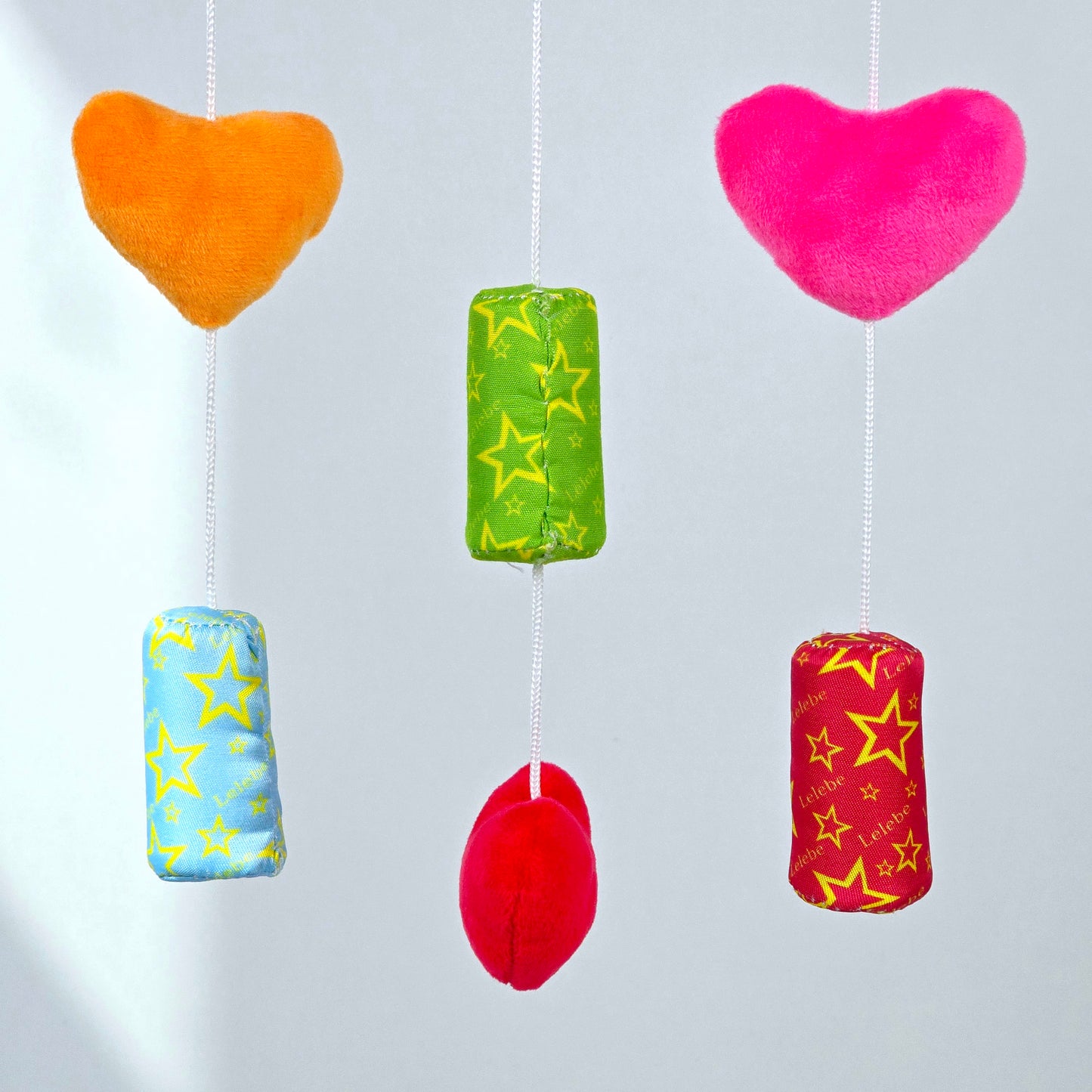 Bed Toys With Cloud , Stars , Hearts In Hanging Style