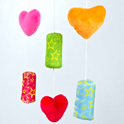 Bed Toys With Cloud , Stars , Hearts In Hanging Style