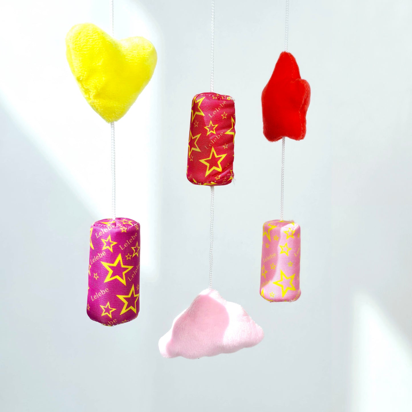 Bed Toys With Cloud , Stars , Hearts In Hanging Style