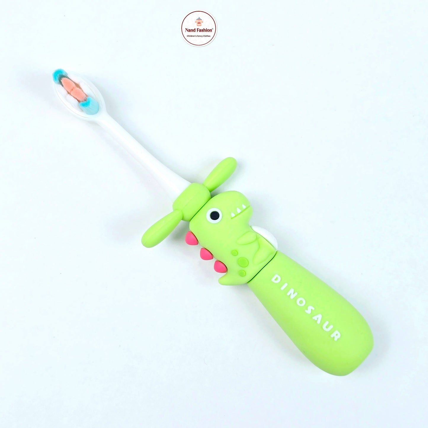 Kids ToothBrush With Cute Dinosaur  Cartoon Handle