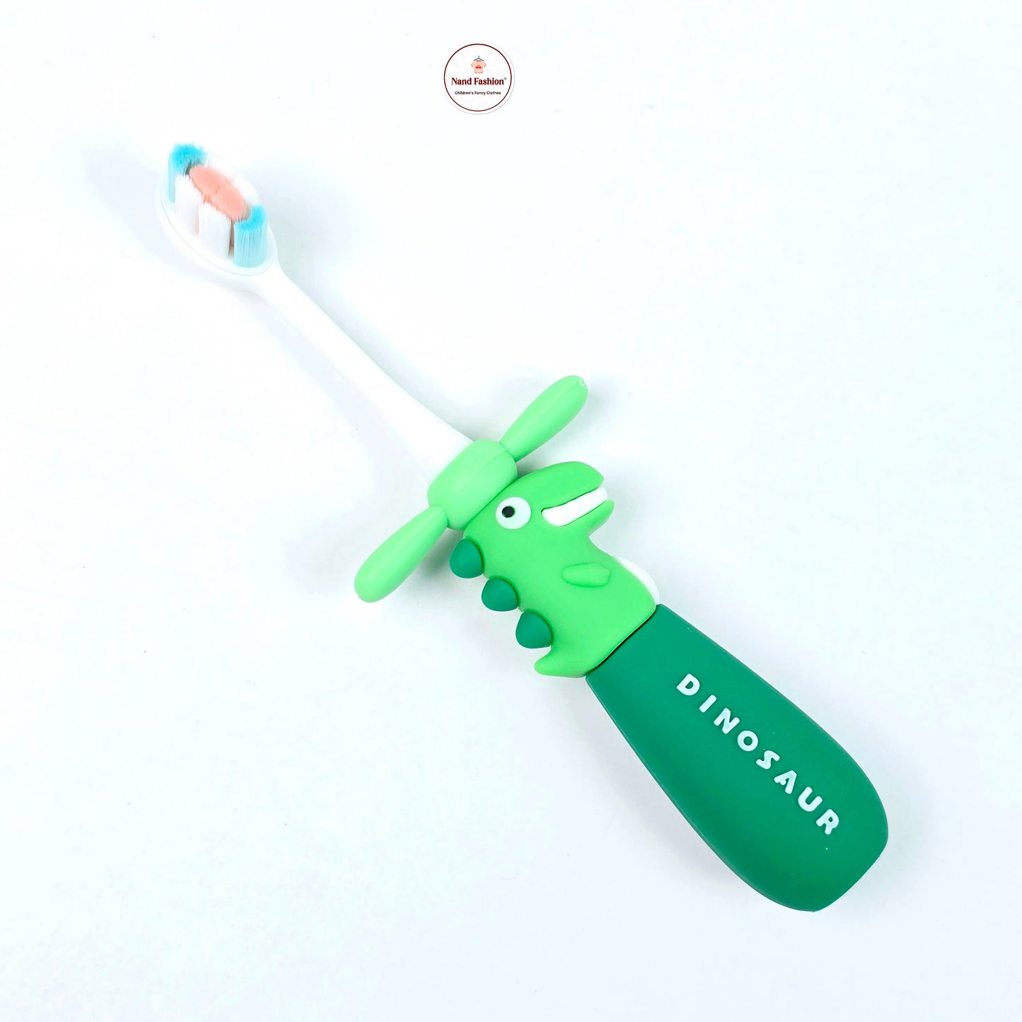 Kids ToothBrush With Cute Dinosaur  Cartoon Handle