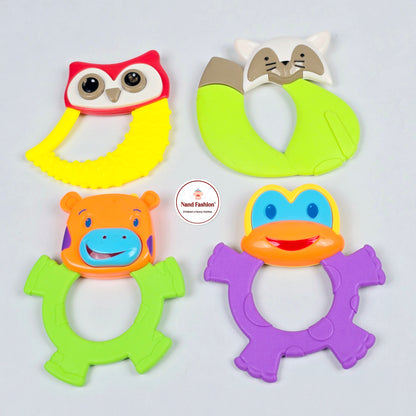 Multi color teething toy for girls and boys