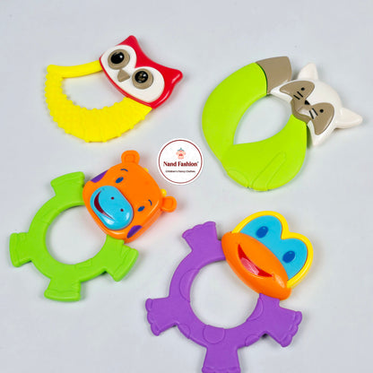 Multi color teething toy for girls and boys