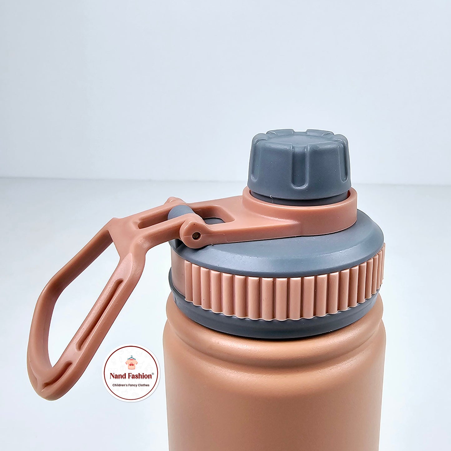 Imported metallic water bottle rubber grip cap