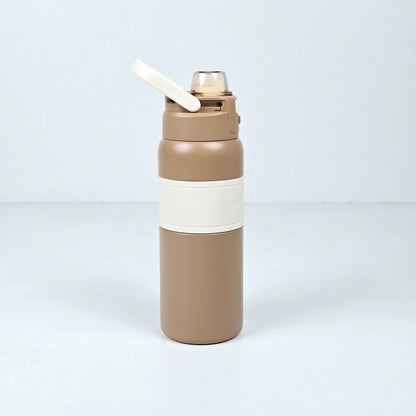 IMPPORTED Metallic Bottle   With Straw For Baby Kids