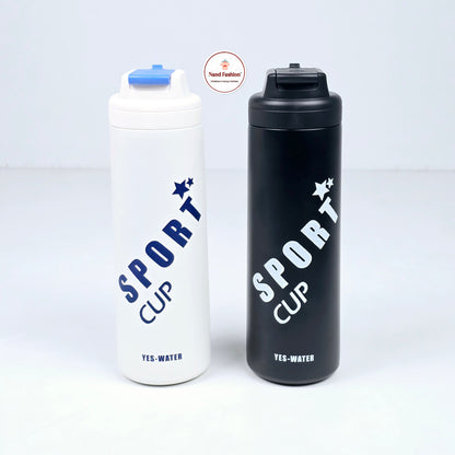 Stainless Steel Water Bottle With Straw