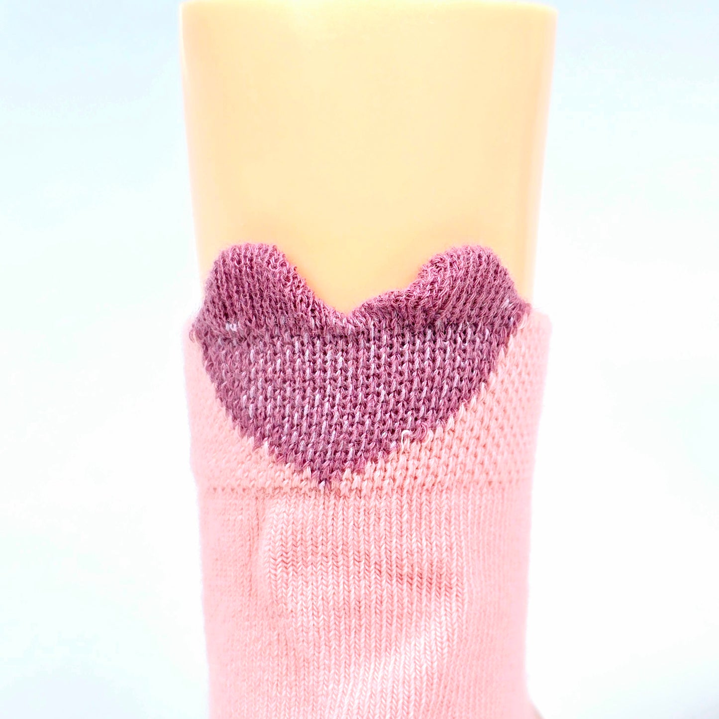 shoes style socks with Purple heart designs for girls