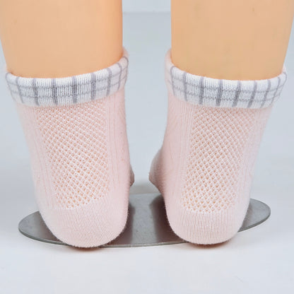 IMPORTED Peach Socks With Good Fabrics with unique pattern