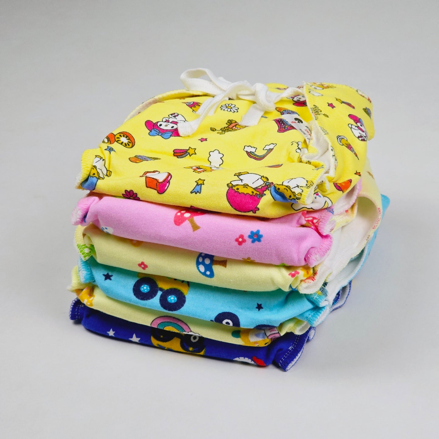 Multi color cotton unisex padded langot for born baby (Pack Of 2 Pcs)