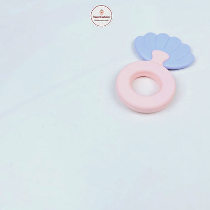 Baby Silicon Teether With Handle